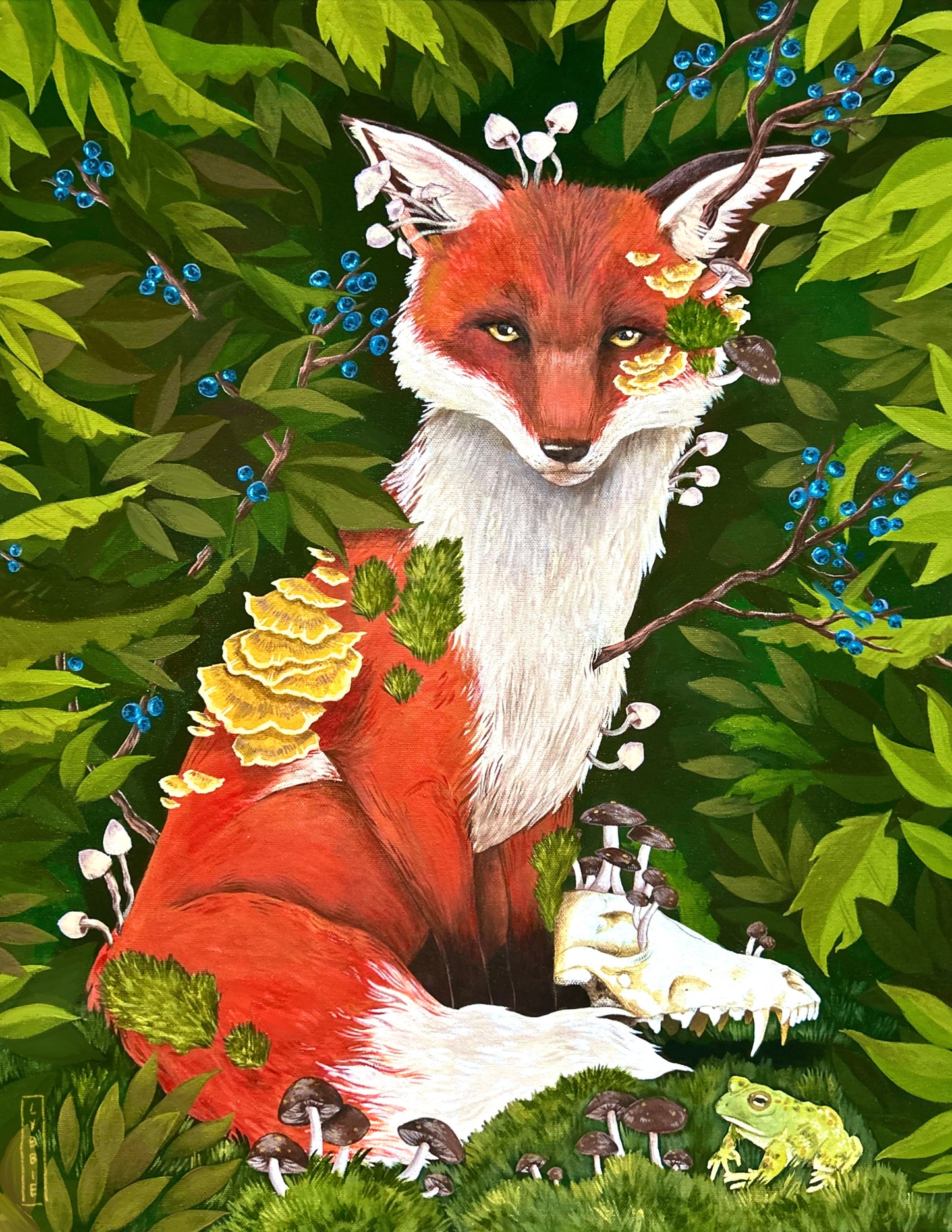 Haunted Fox 8x10” Print