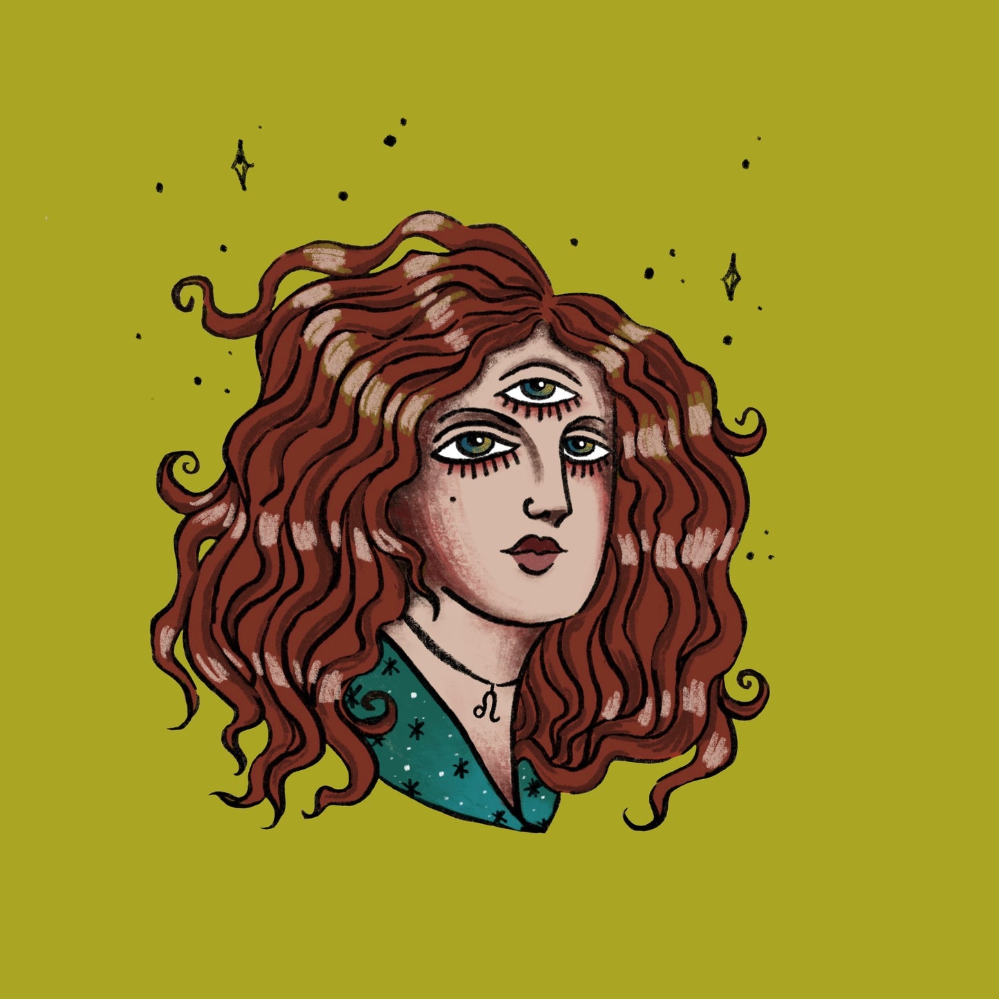 Moss Maiden Print