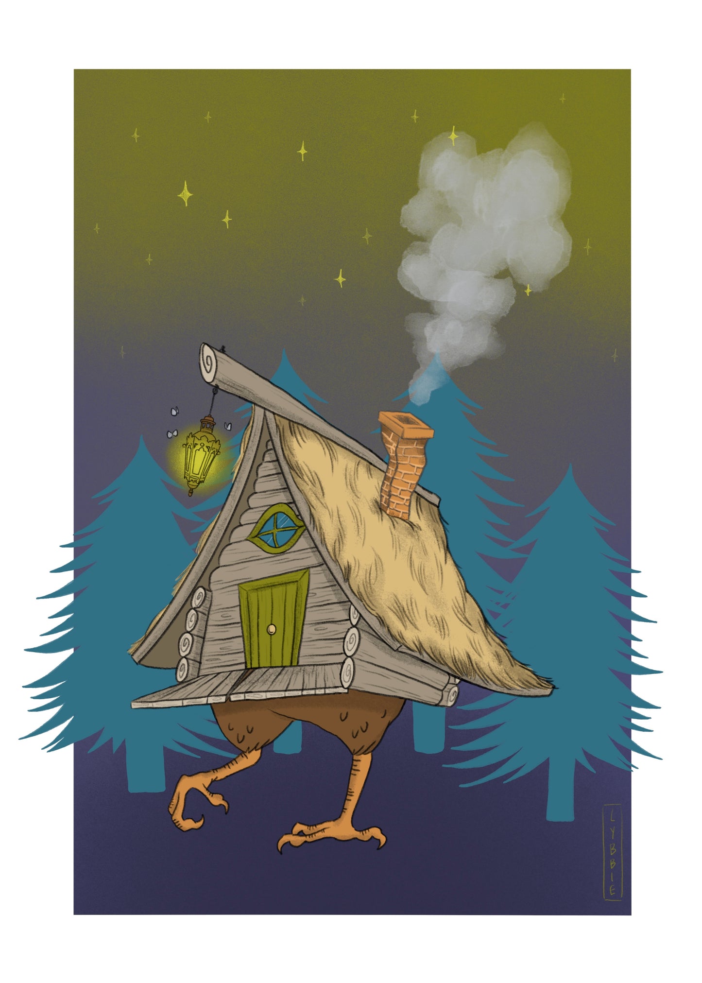 Baba-Yaga Print