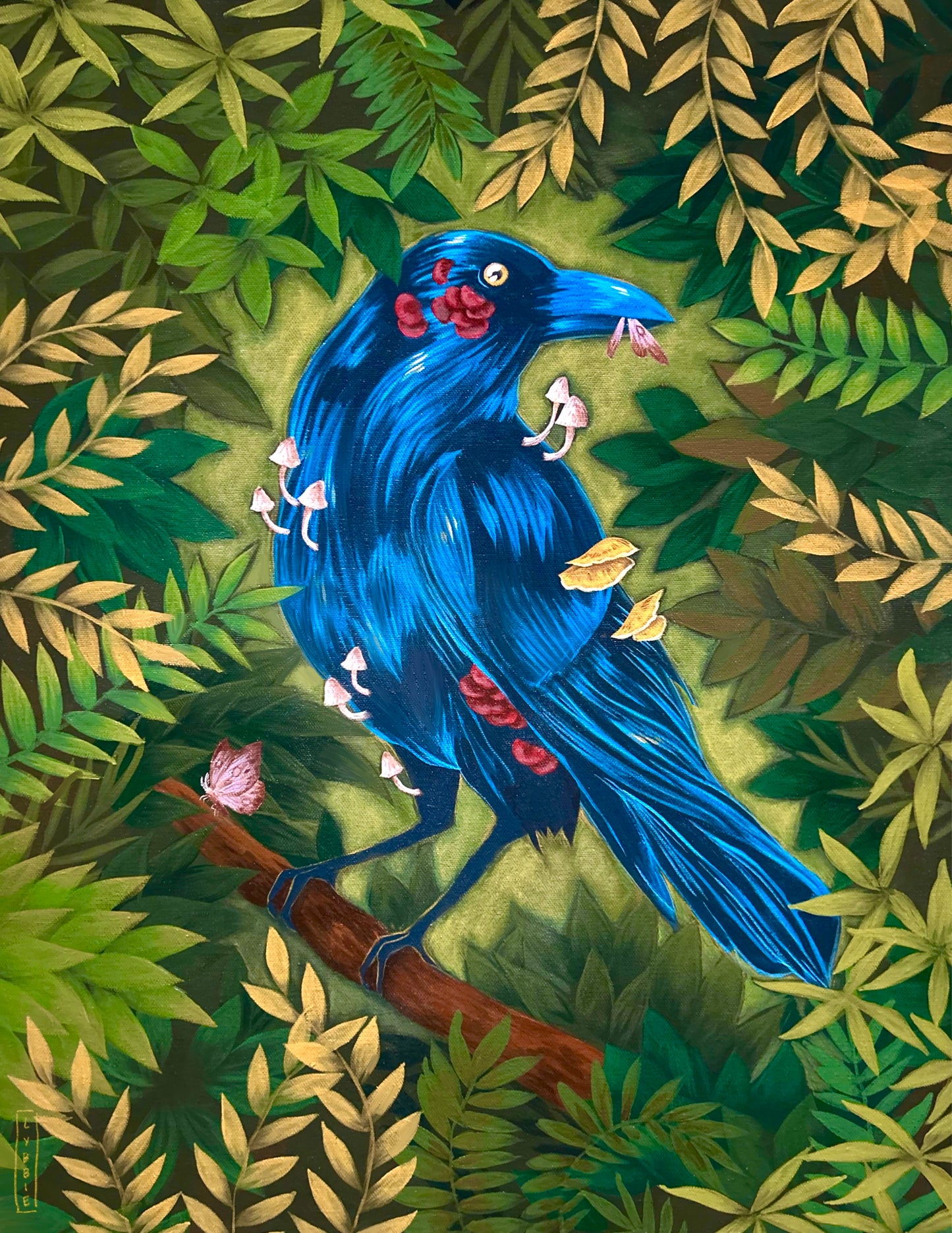 Haunted Raven 8x10” Print