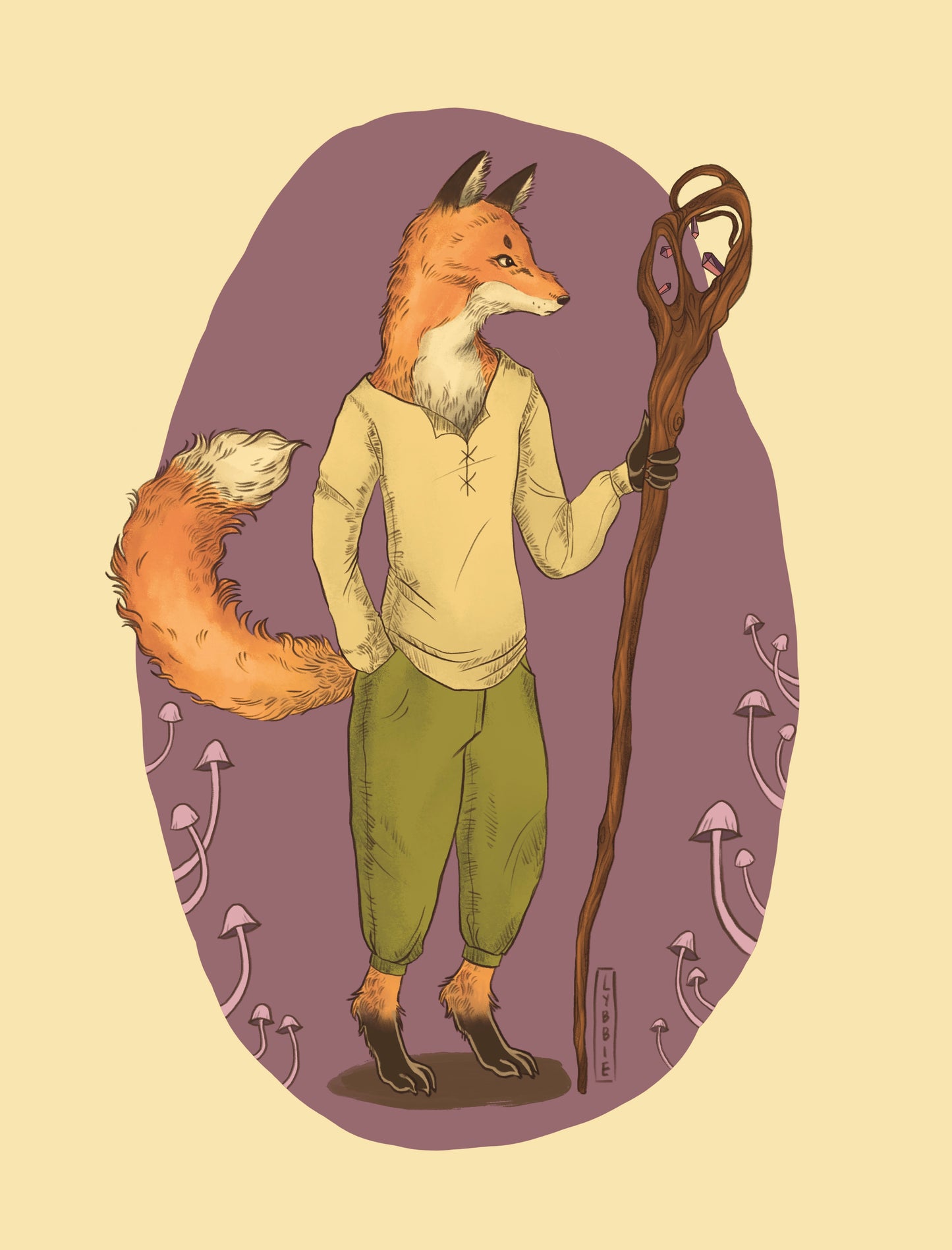 Fox-Mage Print