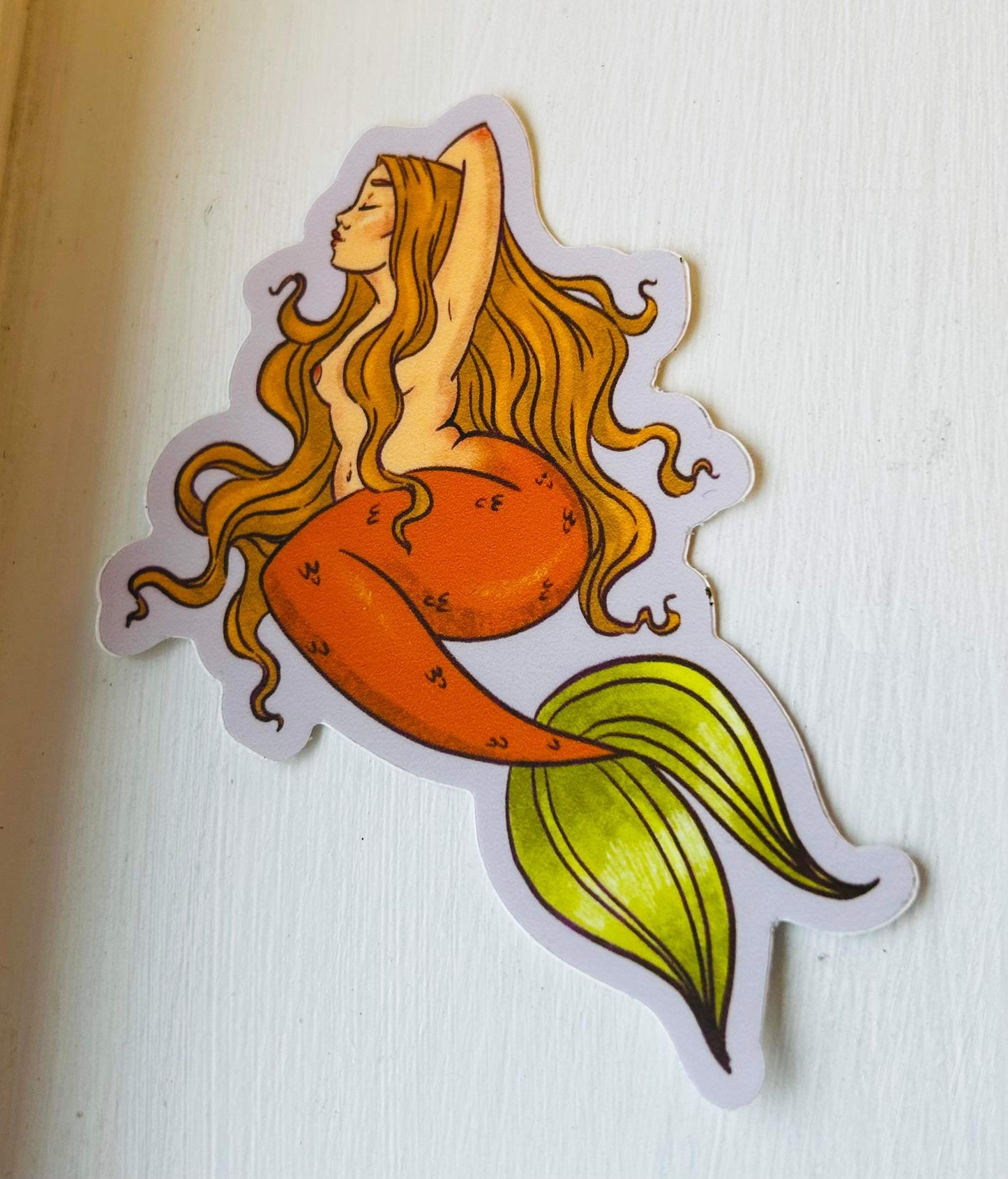 Citrus Mermaid sticker