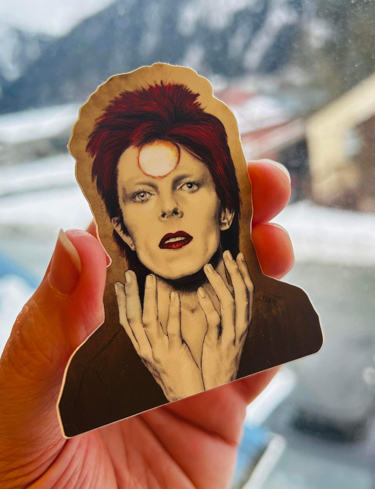 Bowie sticker